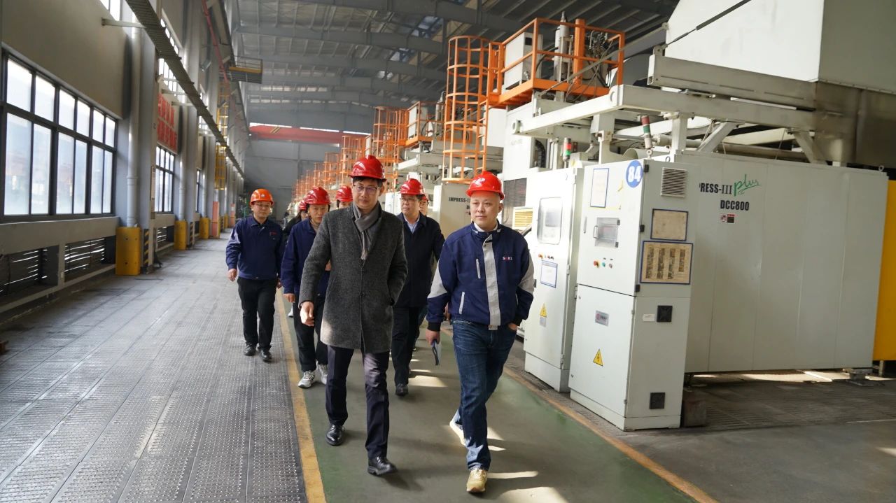 福田時代事業部采購副總裁焦虎來瑞立參觀考察